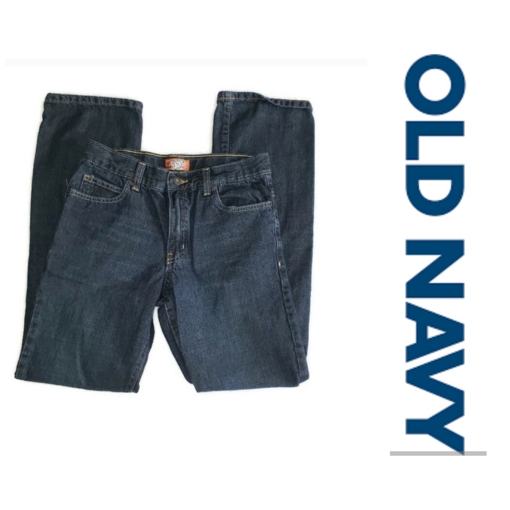Old Navy skinny straight boys sz 16 midwash jeans